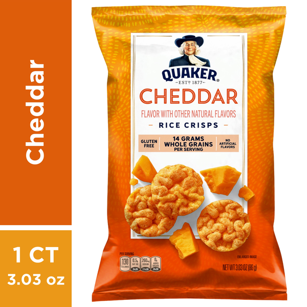 Quaker Rice Crisps, Cheddar Cheese