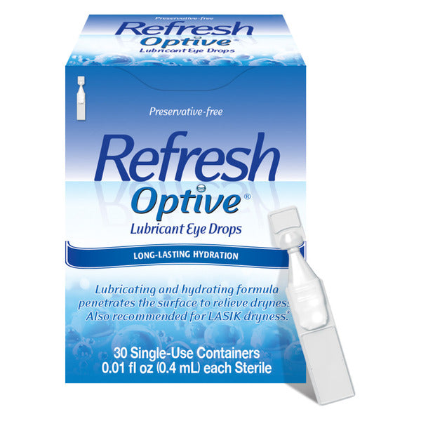 Refresh Optive Preservative-Free Artificial Tears Lubricant Eye Drops
