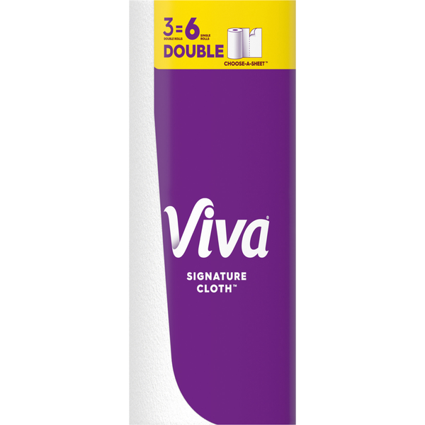 Viva 1-Ply Choose-A-Sheet Double Rolls Paper Towels