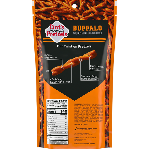 Dot's Homestyle Pretzels Seasoned Buffalo Pretzel Twists