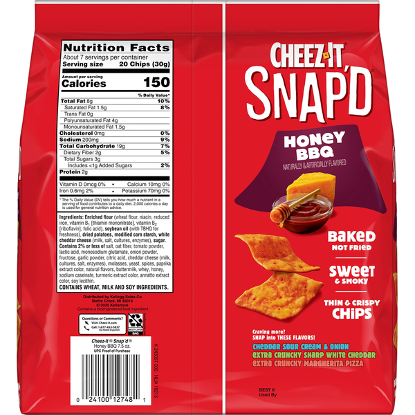 Cheez-It Honey BBQ Cheesy Baked Chips