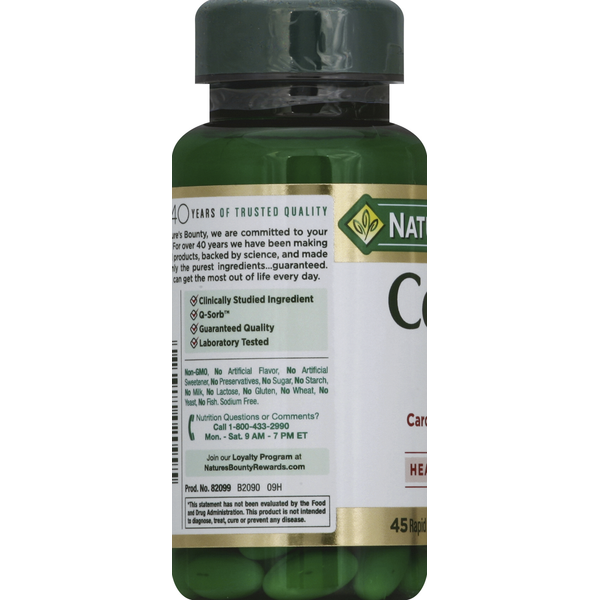 Nature's Bounty Co Q-10 Rapid Release Softgels