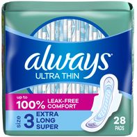 Always Ultra Thin Daytime Pads with Wings, Size 3,...
️