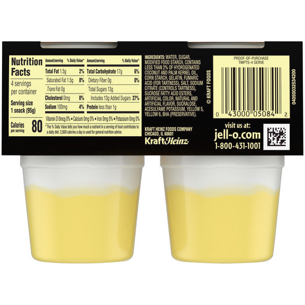 Jell-O Lemon Meringue Ready-to-Eat Pie Snack Cups