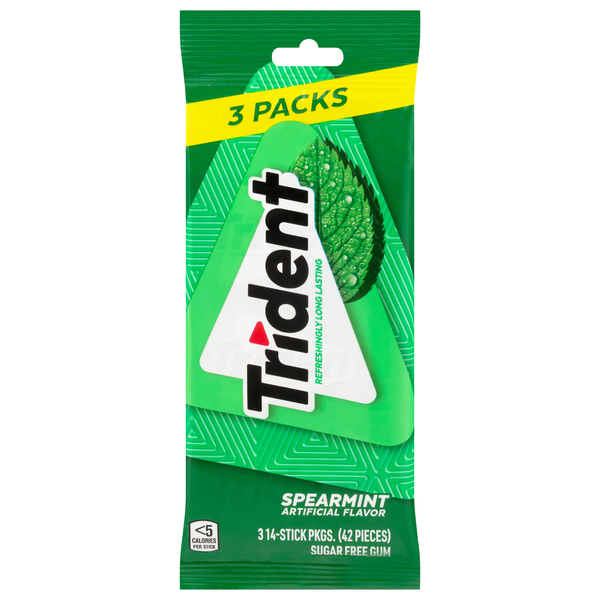 Trident Sugar Free Spearmint Gum
