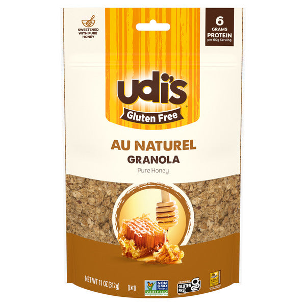 Udi's Gluten Free Au Naturel Granola Sweetened With Pure Honey