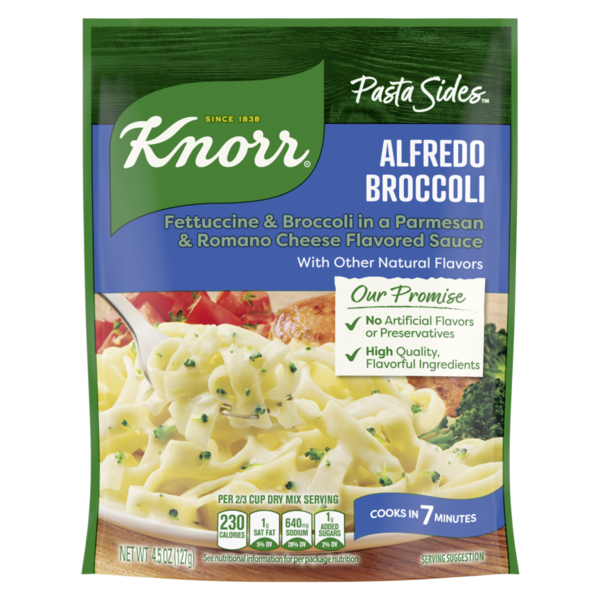 Knorr Pasta Sides Alfredo Broccoli Fettuccine