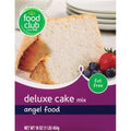 Food Club Deluxe Cake Mix, Fat Free, Angel Food️