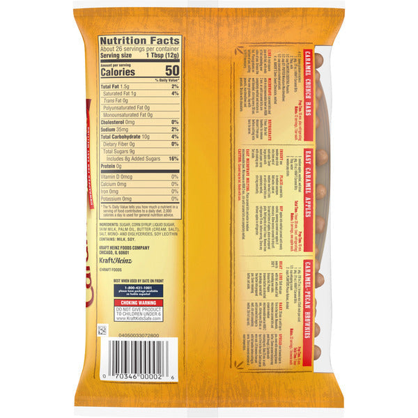 Kraft America's Classic Unwrapped Candy Caramel Bits for Easy Melting