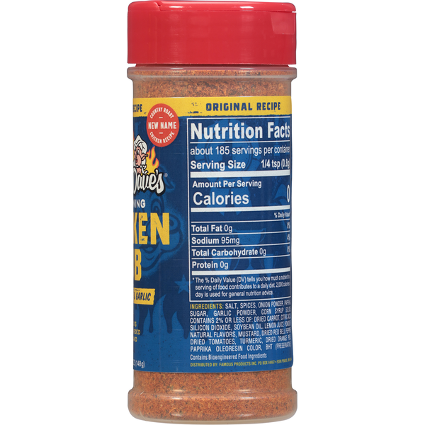Famous Dave's Seasoning, Chicken Rub, Mild