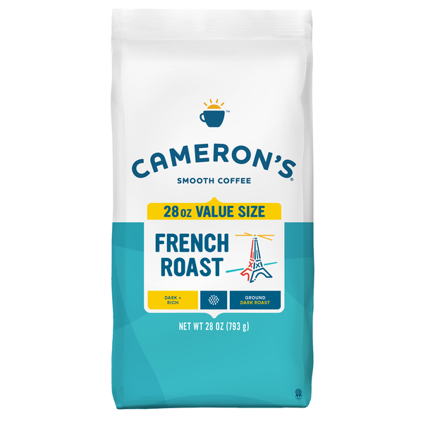 Cameron's Coffee, Ground, Dark Roast, French Roast, Value Size