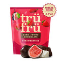 Tru Fru Freeze Dried Strawberries in Dark & White Chocolate