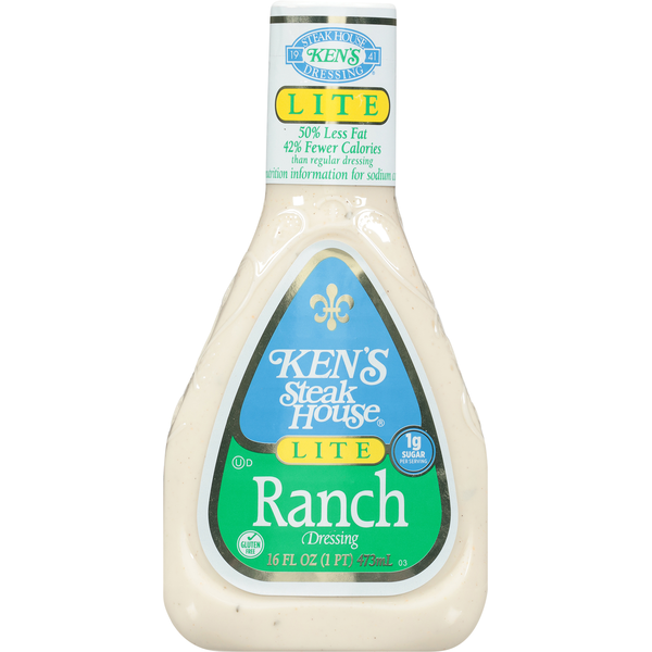 Ken's Steak House Lite Gluten Free Ranch Dressing