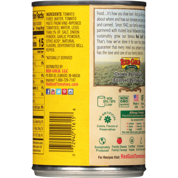 Red Gold Tomato Sauce