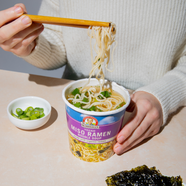 Dr. McDougall's Right Foods Vegan Miso Ramen Noodle Soup Cup