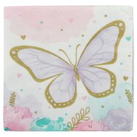 Party Creations Napkins, Butterfly Shimmer, 2-Ply️