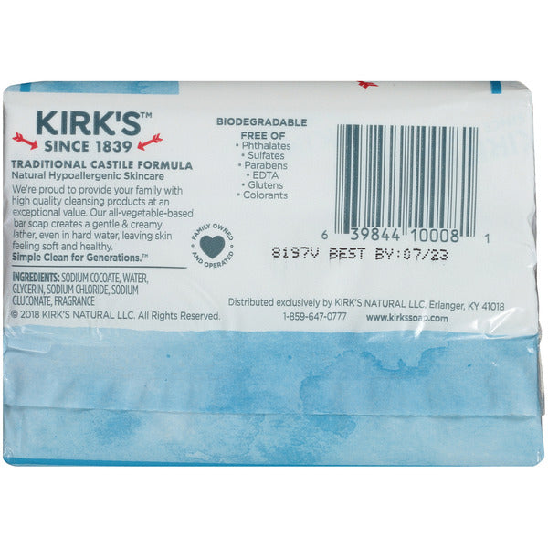 Kirk's Original Fresh Scent Gentle Castile Soap
