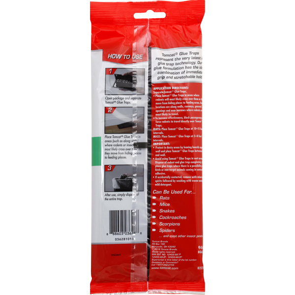 Tomcat Glue Traps, Rat Size