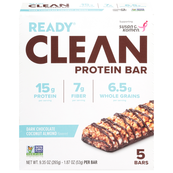 Ready Protein Bar, Dark Chocolate Coconut Almond Flavored