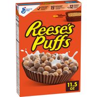 General Mills REESE'S PUFFS Chocolatey Peanut Butt...
️
