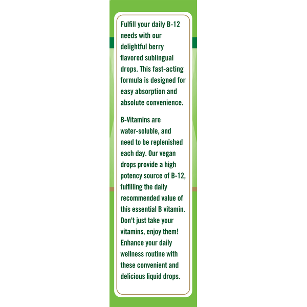 Nature's Truth Sublingual Liquid, Vitamin B-12