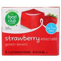 Food Club Strawberry Gelatin Dessert️