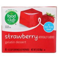 Food Club Strawberry Gelatin Dessert️