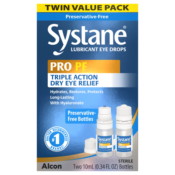 SYSTANE Pro PF Lubricant Eye Drops Twin Value Pack