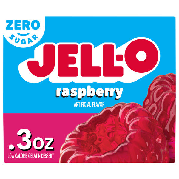Jell-O Zero Sugar Raspberry Flavor Gelatin