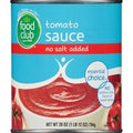 Food Club Tomato Sauce, No Salt Added️
