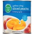 Food Club Yellow Cling Sliced Peaches In Heavy Syr...
️