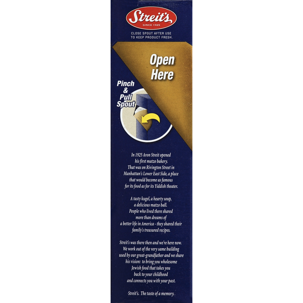 Streit's Matzo Meal, Unsalted