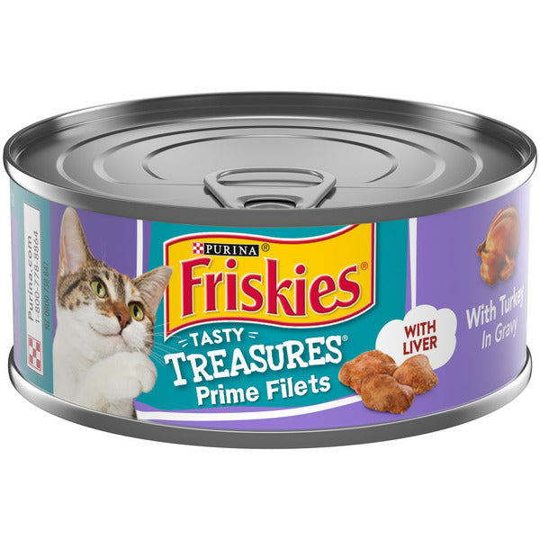 Purina Friskies Gravy Wet Cat Food, Tasty Treasures With Turkey & Liver