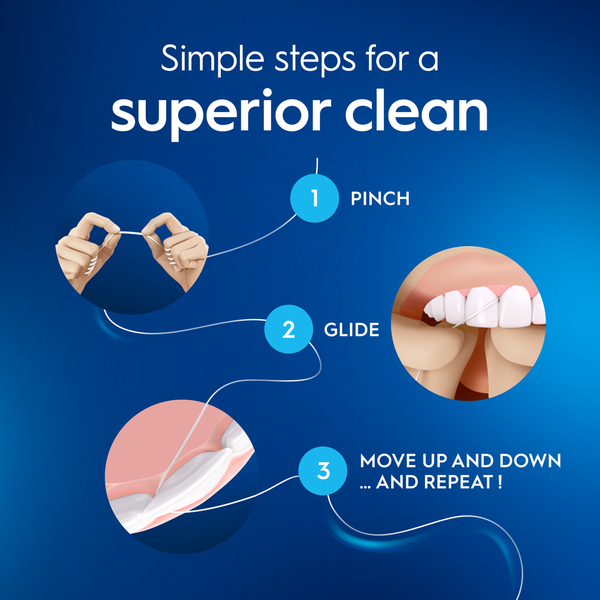 Oral-B Complete Mint SatinFloss, Dental Floss, Comfort Grip, 50m