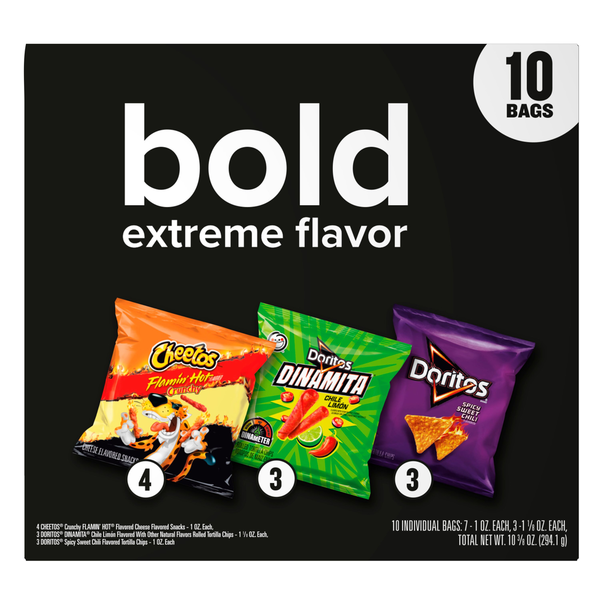 Frito Lay Snacks Extreme Flavor Mix Variety Pack