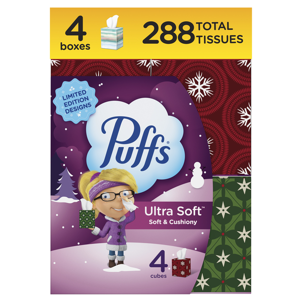 Puffs Ultra Soft Facial Tissues
