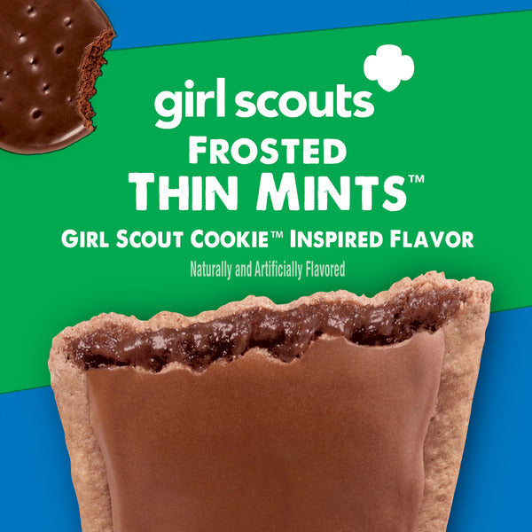 Pop-Tarts Frosted Thin Mints Toaster Pastries, Breakfast Foods, 8 Count