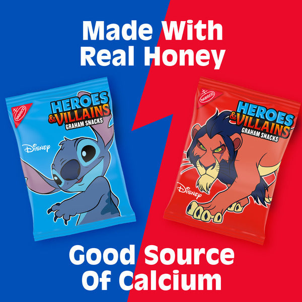 NABISCO Heroes And Villains Graham Snacks, Custom Cookies Variety Pack, Kids Snack Packs 10 oz
