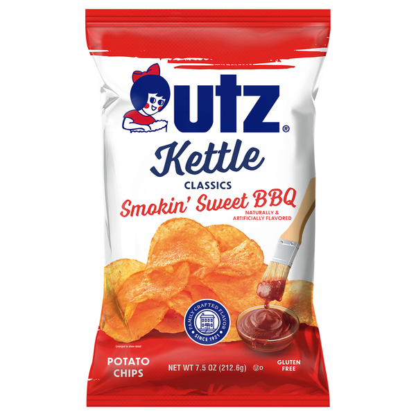 Utz Kettle Classics Smokin' Sweet BBQ Potato Chips