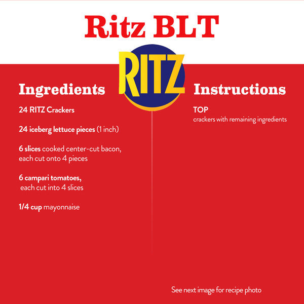 Ritz Original Crackers, Snacks For Kids And Adults, Lunch Snacks 13.7 oz