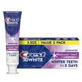 Crest 3DWhite Advanced Toothpaste, Radiant Mint, 3.3 oz, 2 Pack