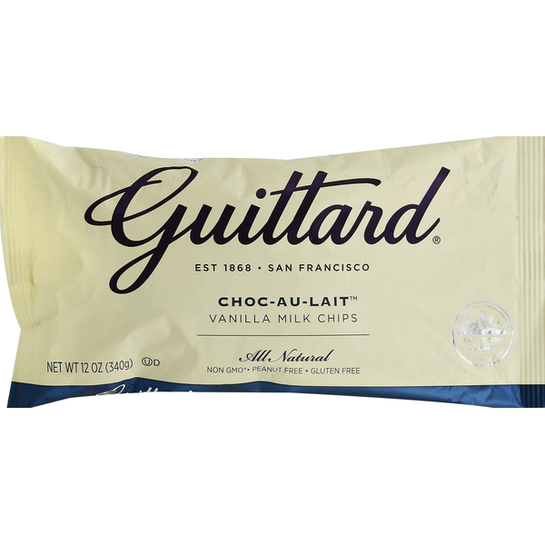 Guittard Baking Chips, Vanilla Milk, Choc-Au-Lait