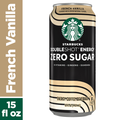 Starbucks Zero Sugar Doubleshot French Vanilla Iced Coffee Can