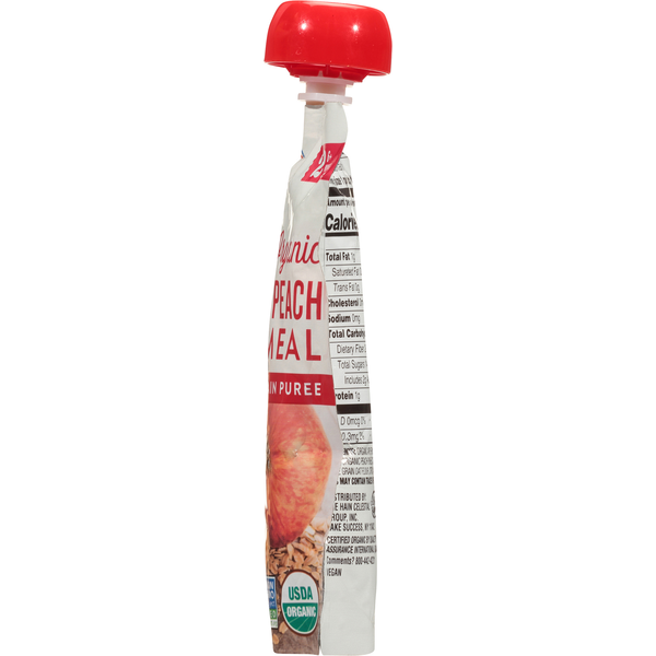 Earth's Best Organic Stage 2 Apple Peach Oatmeal Fruit & Grain Puree