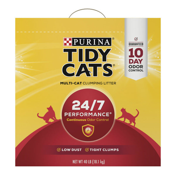 Purina Tidy Cats Clumping Cat Litter, 24/7 Performance Multi Cat Litter