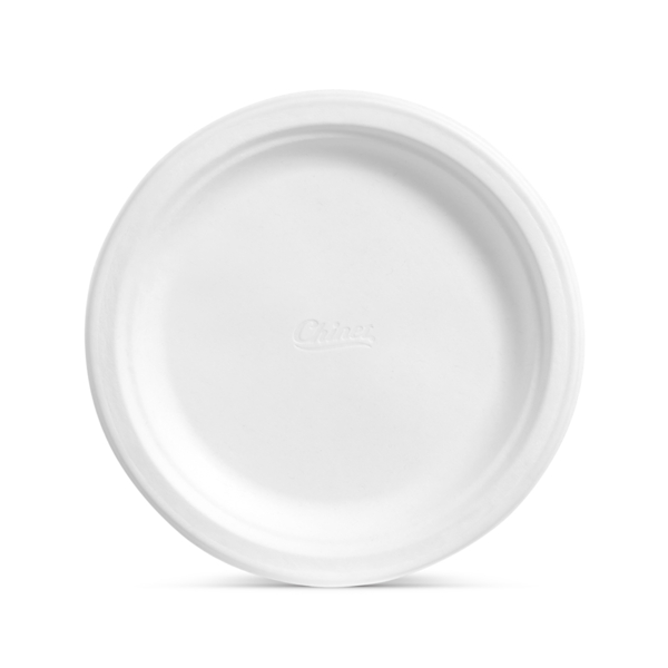 Chinet Classic White Dinner Plates, 10.375"