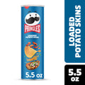 Pringles Loaded Potato Skins Potato Crisps Chips, Lunch Snacks, 5.5 oz