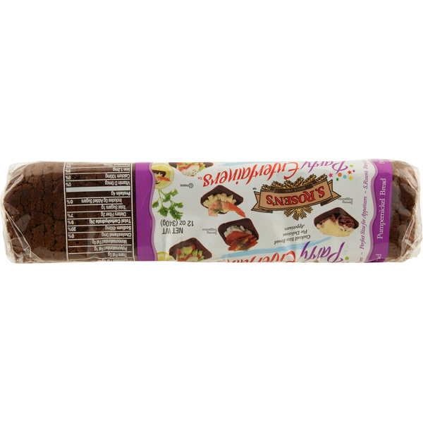S. Rosen's Cocktail Size Pumpernickel Bread