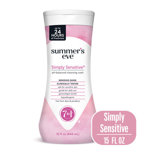 Summer's Eve Feminine Cleansing Wash, Simply Sensitive