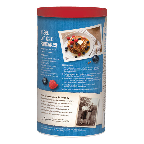 Nature's Path Quick Cook Steel Cut Instant Oatmeal